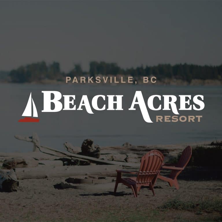 Beach Acres Resort in Parksville BC featured in the SEO and GEO optimization portfolio